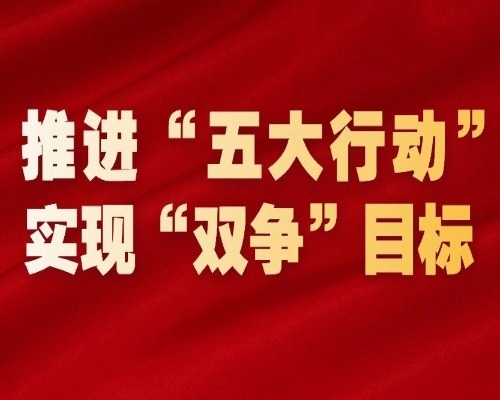 推进“五大行动” 实现“双争”目标